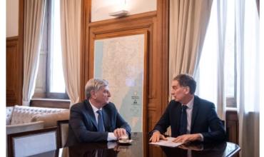 Santilli se reunió con el gobernador de La Pampa para avanzar en el traspaso de obras del Procrear y la caja previsional