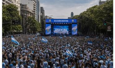 Escenario, pantallas y el público sobre la Avenida del Libertador: el plan del Gobierno para recibir a la Scaloneta