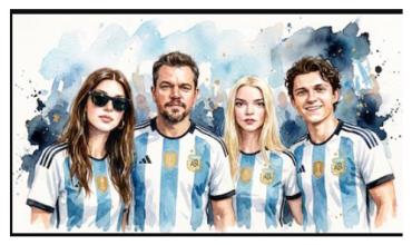 Con sangre en las venas, amores argentinos o fans de Messi: las figuras internacionales rendidas ante la Scaloneta