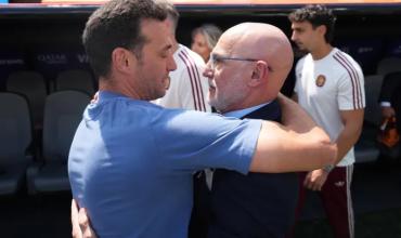 De la fuente reveló la frase que le dijo al oído a Scaloni tras ganarle la final del Mundial