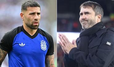 Nicolás Otamendi sorprendió a Chacho Coudet con un llamado: qué le dijo y cuándo podría debutar en River
