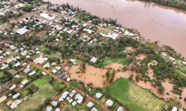Crecida del río Uruguay: 41 familias de Misiones fueron evacuadas