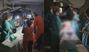 Se cortó la luz en un hospital de Chubut y los médicos tuvieron que operar de urgencia con la linterna de sus celulares