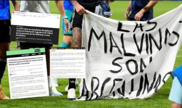 Cómo reaccionaron los medios ingleses a la decisión de la FIFA de investigar a la Selección argentina por la bandera de Malvinas