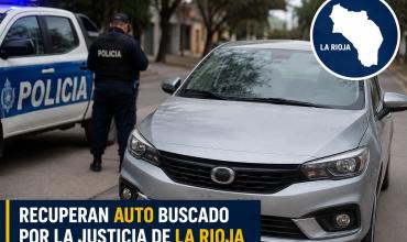 Detectan en San Juan un auto buscado por la Justicia de La Rioja