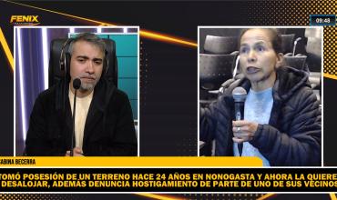 Mujer denuncia que quieren desalojarla de un terreno donde vive hace 24 años: "Si es posible, me voy a encadenar"
