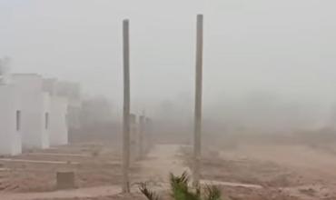 Emiten advertencia amarilla en el departamento Rosario Vera Peñaloza por fuertes ráfagas de viento