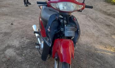 Encontraron una motocicleta robada abandonada en La Puntilla