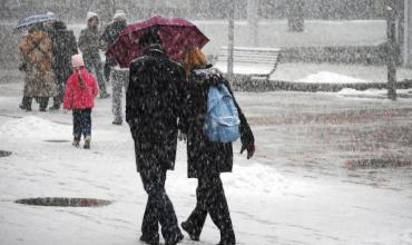 Hay alerta naranja y amarilla por nevadas en ocho provincias para hoy