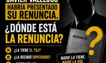 DÓNDE ESTÁ LA RENUNCIA DEL FISCAL JAVIER VALLEJOS?