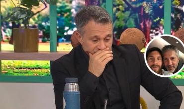 Sergio Lapegüe rompió en llanto tras leer la carta de Lionel Messi a su papá Jorge: "Perdónenme"