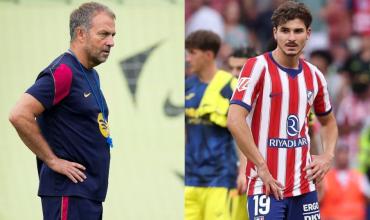 El técnico del Barcelona respaldó la postura del club sobre Julián Álvarez: “El presidente lo dejó en claro”