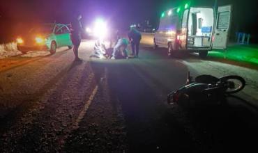 Una joven está en terapia intensiva tras caer de su moto por un bache en la Ruta 31