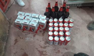 Decomisaron bebidas alcohólicas que eran vendidas en una cancha durante un evento deportivo