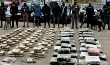 Ecuador incauta más de dos toneladas de cocaína con destino a Suecia