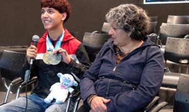 El patinador riojano Yonathan Paz ganó medallas de oro y plata en el Campeonato Nacional