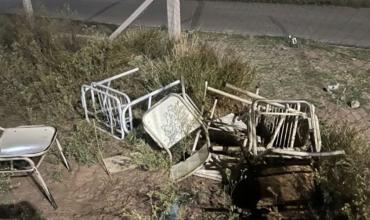 Rompieron el alambrado de una escuela en Chepes e intentaron robarse mobiliario