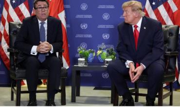 Trump y el primer ministro del Reino Unido mantuvieron una reunión y hablaron sobre el conflicto por Malvinas