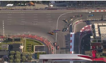 Colapinto se llevó puesto a Gasly y Norris: la tremenda carambola en el GP de Azerbaiyán de F1
