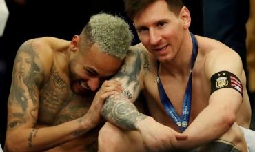 Neymar le dedicó un sentido posteo a Lionel Messi el día de su despedida de la selección argentina