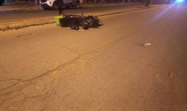Un motociclista sufrió graves lesiones tras un siniestro vial en la Circunvalación de Chilecito