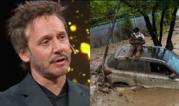 La angustia de Benjamín Vicuña al ver los destrozos que causó el aluvión en Santiago de Chile: “En mi país en estos momentos”