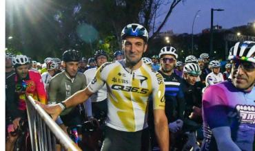 Scaloni compitió en los 129 km del Gran Fondo Buenos Aires