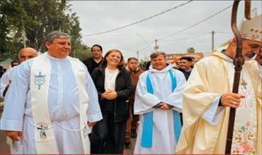 El Obispo Braida presidio la emotiva celebración de la Virgen de Polco en Chamical