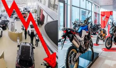 En La Rioja: cayó 14% la venta de autos y se patentaron cinco motos por cada coche