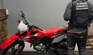 Catamarca: secuestraron una moto requerida por la Justicia de La Rioja por una presunta estafa