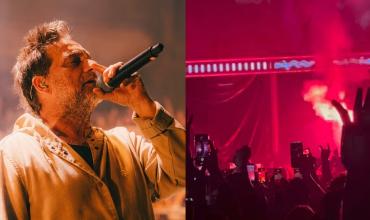 Vicentico frenó su show en Bogotá por una bengala entre el público: “¿Sabés lo que significa eso para un argentino?"