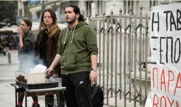 En Grecia, el movimiento estudiantil también presentó ruidosamente sus demandas