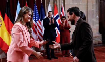 Leo Messi recibió el Premio Princesa de Asturias de los Deportes 2026 de manos de la princesa Leonor