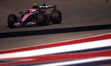 Con pocos tiempos marcados, Colapinto terminó 17° en la FP1 del GP de Estados Unidos