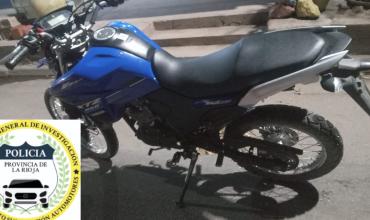 Encontraron una motocicleta abandonada que tendría relación con una denuncia por robo