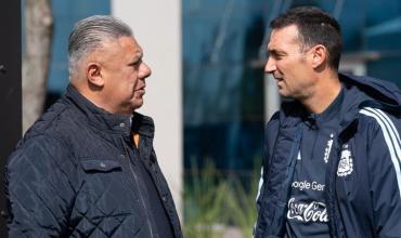 El mensaje de la Selección argentina y del “Chiqui” Tapia a Scaloni por la muerte de su madre