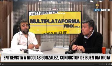 Nicolás González habló de su trayectoria en la radio en el 19° aniversario de Fénix 