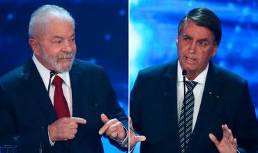 Con acusaciones cruzadas, Bolsonaro y Lula tuvieron su primer debate electoral en Brasil
