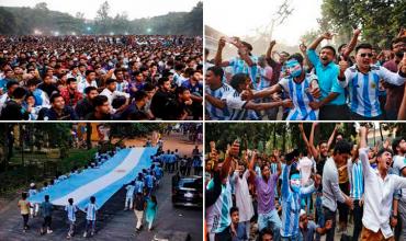 Los festejos y la locura en Bangladesh por el triunfo de Argentina en el Mundial Qatar 2022