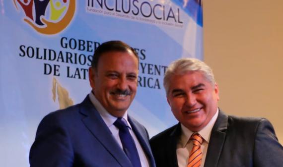 En Colombia, Quintela recibió el premio como “Gobernador Solidario e Incluyente de Latinoamérica 2022”