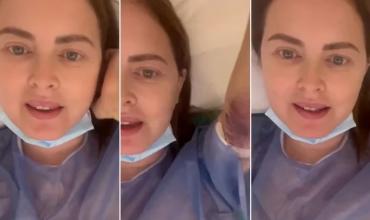 Silvina Luna grabó un video desde el hospital antes de entrar al quirófano: “Quiero que me deseen mucha suerte”