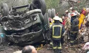 Vuelco de camión en San Martín de los Andes: 11 soldados dados de alta y 7 permanecen internados
