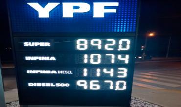 Es oficial: los combustibles aumentaron 7,5% desde la medianoche