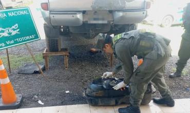 Gendarmería secuestró 27 kilos de cocaína en dos operativos en Santa Fe