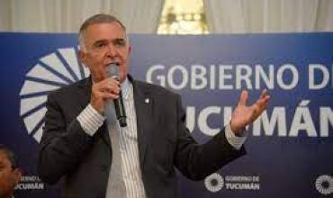 El gobernador de Tucumán, sobre la ley Bases: “De no mediar un imprevisto, se va a sancionar”