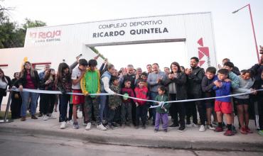 Se inauguró un nuevo centro deportivo llamado "Ricardo Quintela" 