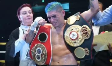 Boxeo: Pumita Martínez venció a Kazuto Ioka y es campeón unificado