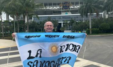 La bandera de Tesorieri y la Virgen India de Sanagasta estarán presente en la final de Argentina vs Colombia por Copa América