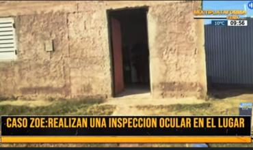 Caso Zoe: a tres años del hecho realizan inspección ocular