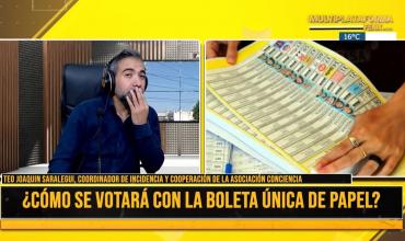 Boleta Única de Papel: habló en Fénix Joaquín Saralegui desde la Asociación “Conciencia”